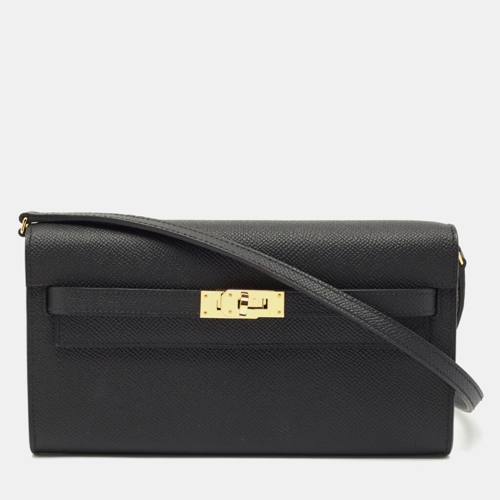 luxury-women-hermes-used-handbags-p1166029-014 Hermès Noir Epsom Leather Kelly To Go Wallet