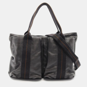 Hermes Bride-a-Brac PM Hibiscus Canvas Pouch