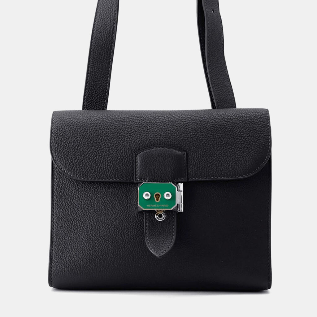 luxury-women-hermes-used-handbags-p1168576-002 Hermes Sac Adepesh 21 Caban Togo Leather Shoulder Bag