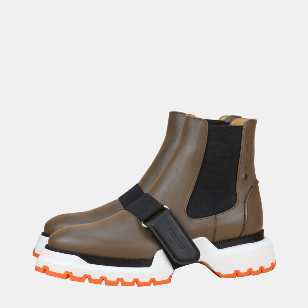 luxury-women-hermes-used-shoes-p737773-007 Hermes Ankle Boots in Calfskin Size 36.5
