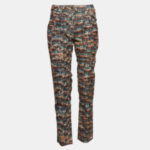 Isabel Marant Etoile Multicolor Velvet Buckled Pants M