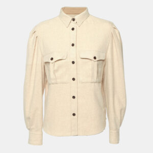 Isabel Marant Etoile Beige Wool Blend Shirt L