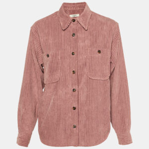 Isabel Marant &Eacute;toile Pink Corduroy Oversized Dexo Shirt S