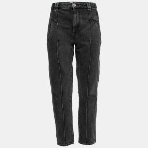 Isabel Marant Etoile Grey Distressed Denim Jeans M Waist 32"