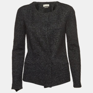 Isabel Marant Etoile Grey Wool Tweed Cardigan XS