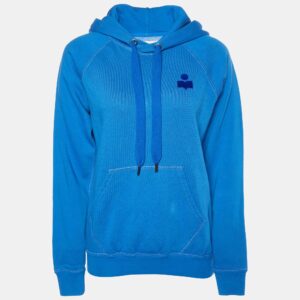 Isabel Marant Etoile Blue Knit Hoodie S
