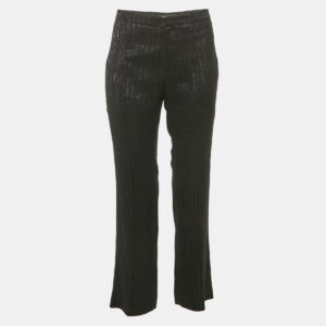 Isabel Marant Black Lurex Trousers M
