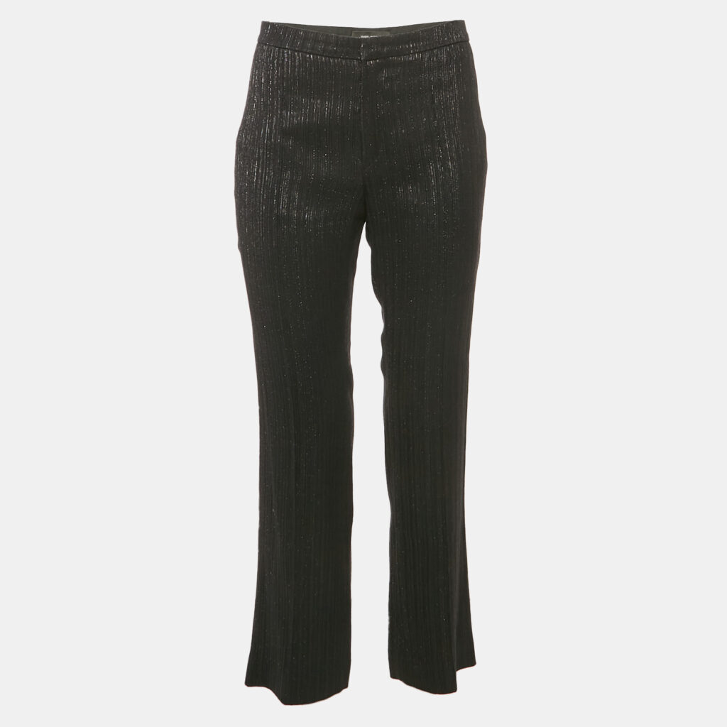 luxury-women-isabel-marant-used-clothes-p1097060-001 Isabel Marant Black Lurex Trousers M