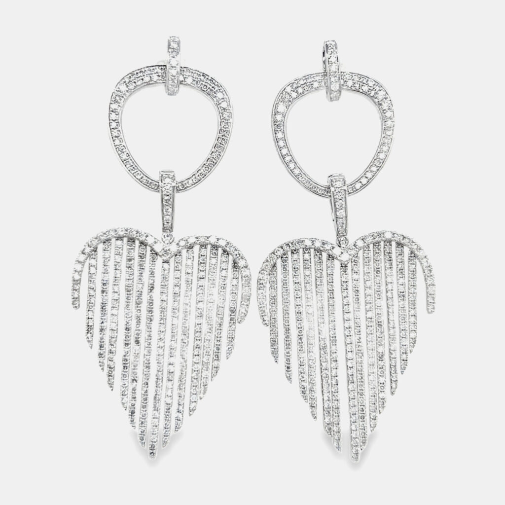 luxury-women-jewelry-runway-new-fine-jewelry-p1121735-001 14K White Gold Heart Breaker Diamond Dangle Earring (4.30ctw)