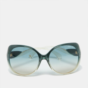 Jimmy Choo Green/Green Gradient Dahlia/S Oversized Sunglasses