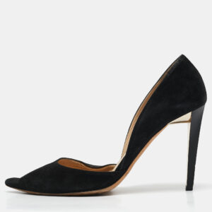Jimmy Choo Black Suede Addison D'orsay Pumps Size 39