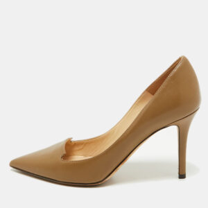 Jimmy Choo Brown Leather Avril Pumps Size 35
