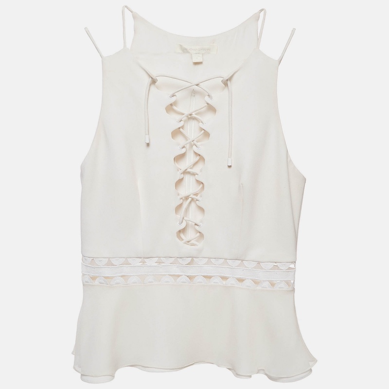luxury-women-jonathan-simkhai-used-clothes-p983604-1716388151-002 Jonathan Simkhai White Lace-up Crepe Flounce Top S