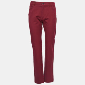 Joseph Burgundy Stretch Denim Jeans M Waist 30"