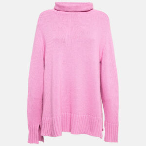 Joseph Pink Knit Turtle Neck Jumper M