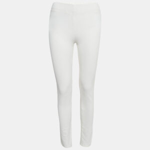 Joseph White Gabardine Tight Fit Leggings M