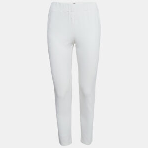 Joseph White Gabardine Tight Fit Leggings M