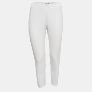 Joseph White Stretch Gabardine Leggings M
