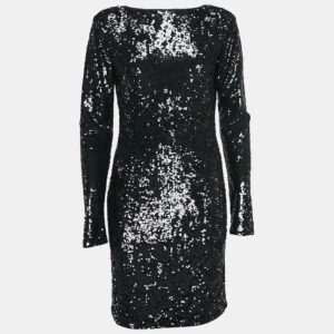 Joseph Black Tulle/Jersey Lola Mini Dress L