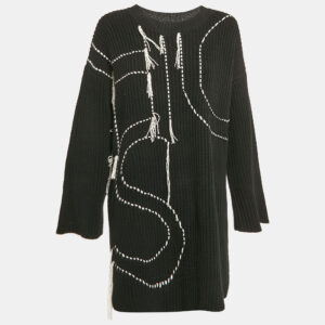 Joseph Black Fancy Knit Jumper M