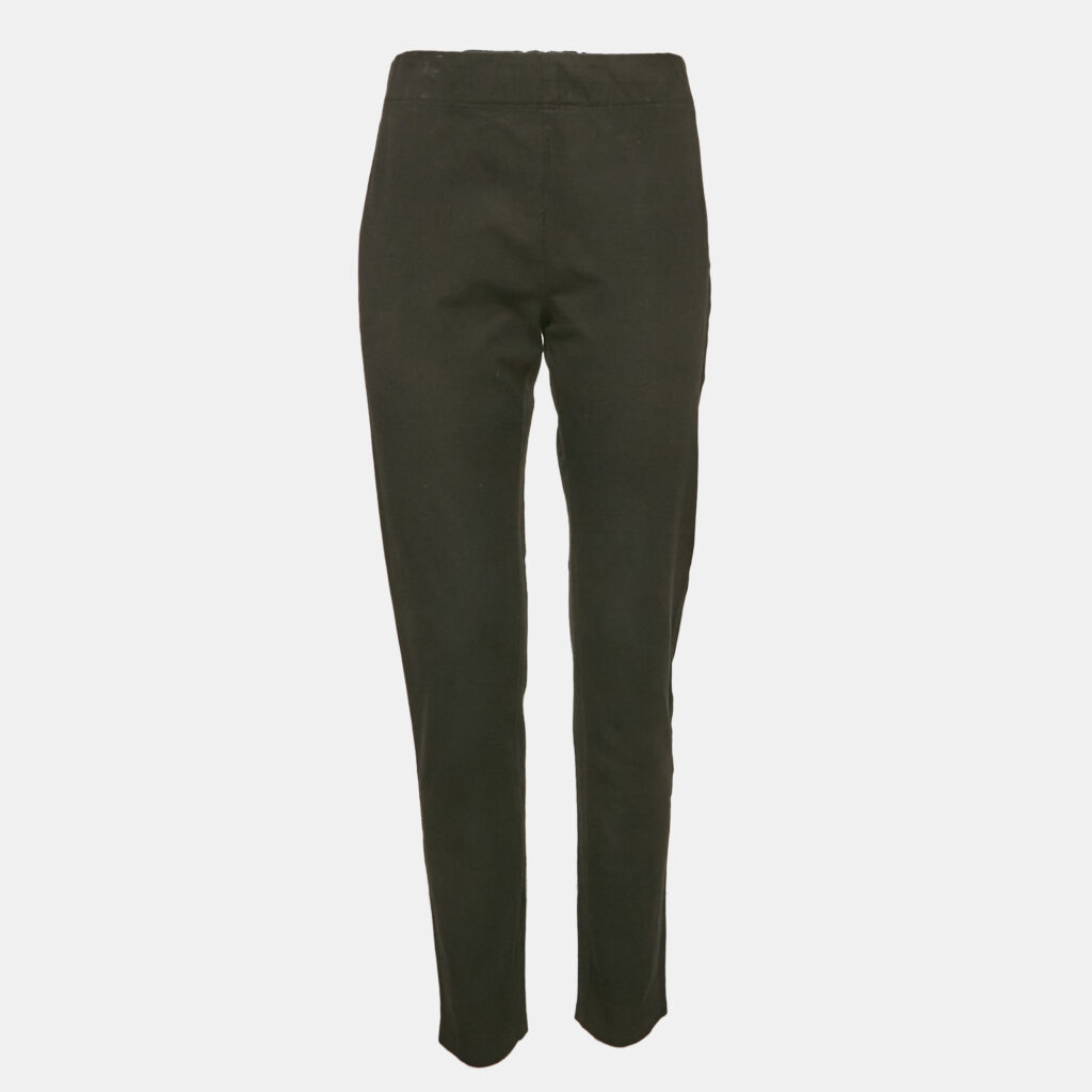 luxury-women-joseph-used-clothes-p1159695-002 Joseph Black Stretch Gabardine Ankle Length Trousers L