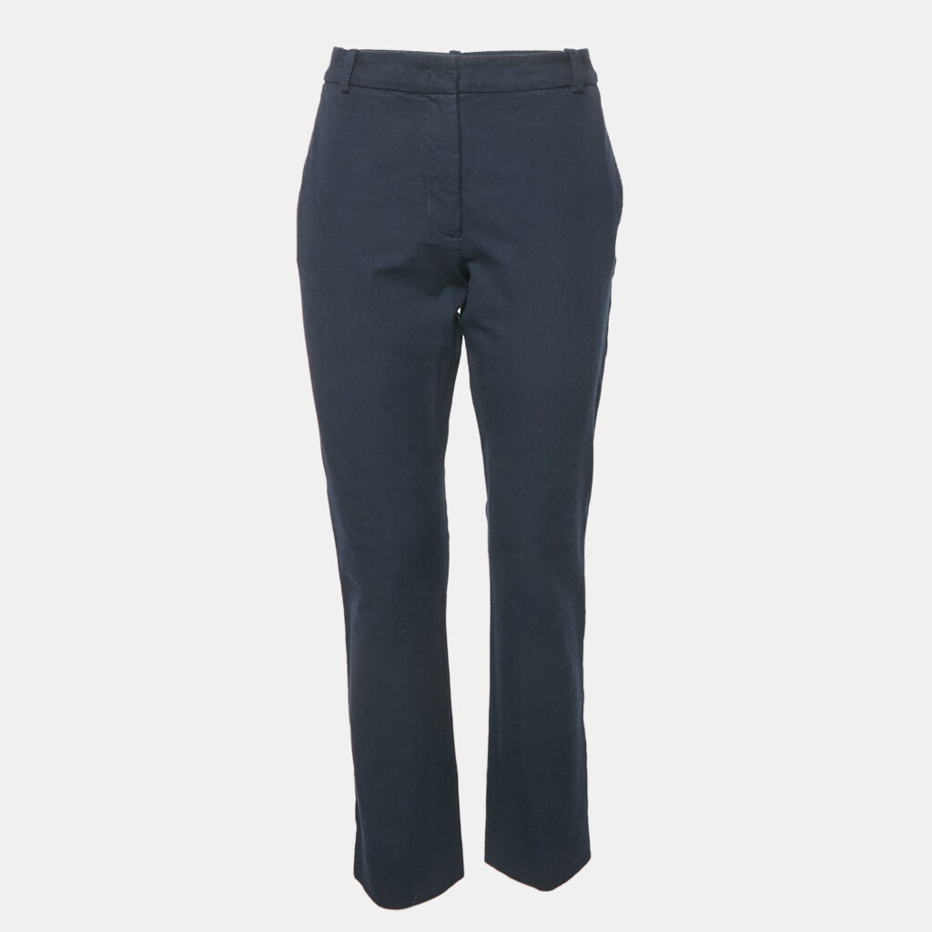 luxury-women-joseph-used-clothes-p1159710-001 Joseph Navy Blue Stretch Gabardine Trousers M