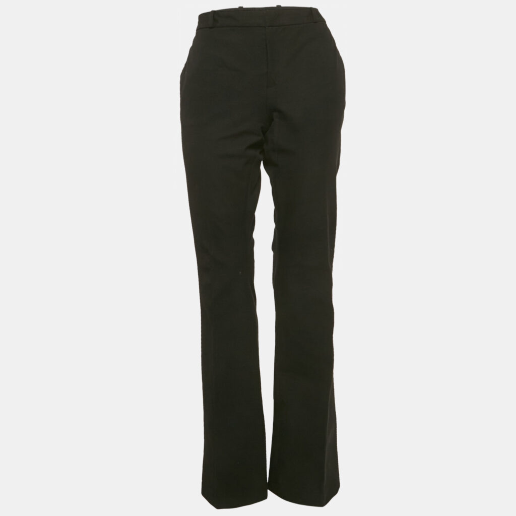 Joseph Black Gabardine Wide Leg New Rocket Trousers L