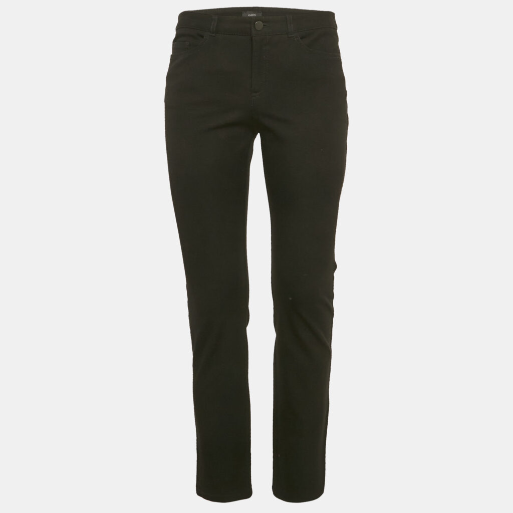 luxury-women-joseph-used-clothes-p1165719-007 Joseph Black Gabardine Nino Trousers M