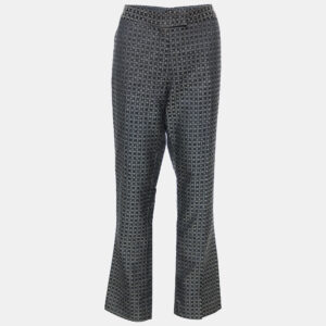 Joseph Black & Green Cravatte Jacquard Duke Trousers L
