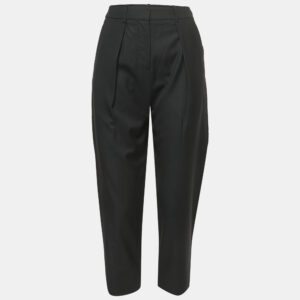 Joseph Black Wool Saville Slim Fit Trousers S