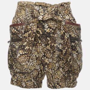 Just Cavalli Multicolor Printed Nylon Short S