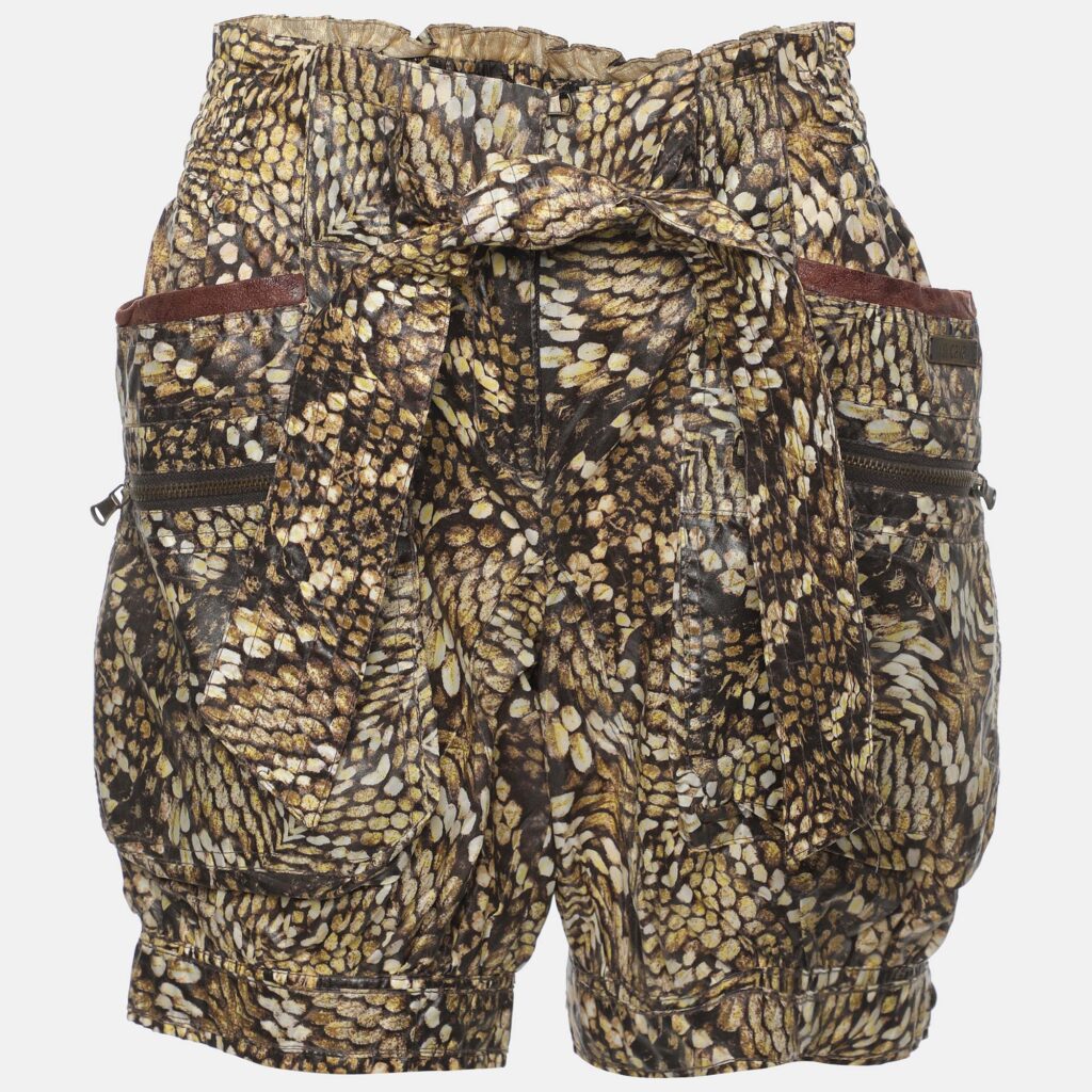 Just Cavalli Multicolor Printed Nylon Short S