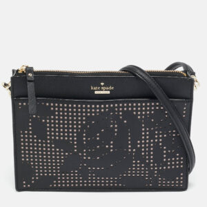 Kate Spade Black Leather Cameron Street Clarise Crossbody Bag