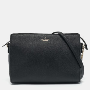 Kate Spade Black Saffiano Leather Cameron Street Zip Crossbody Bag