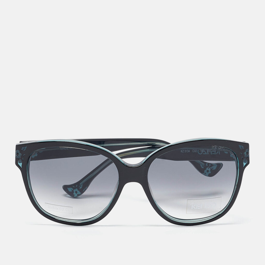 luxury-women-kenzo-used-accessories-p1023522-001 Kenzo Black/Blue Gradient KZ3134 Square Sunglasses