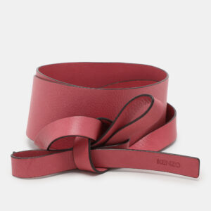 Kenzo Pink Leather Waist Belt M