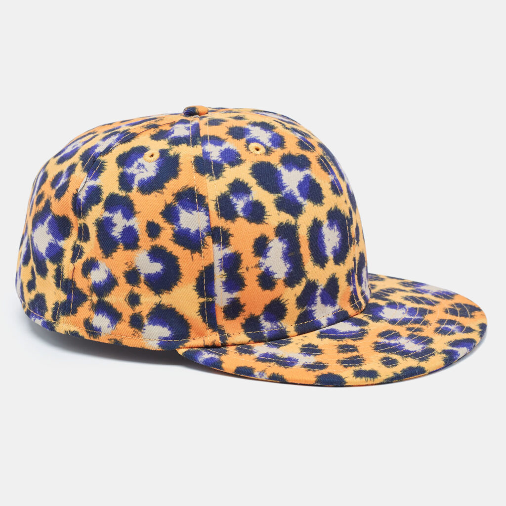 luxury-women-kenzo-used-accessories-p904549-008 Kenzo Yellow Print Cotton New Era 59 Baseball Cap Size 63.5