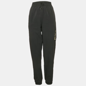 Kith Black Logo Print Nylon Jogger Pants L