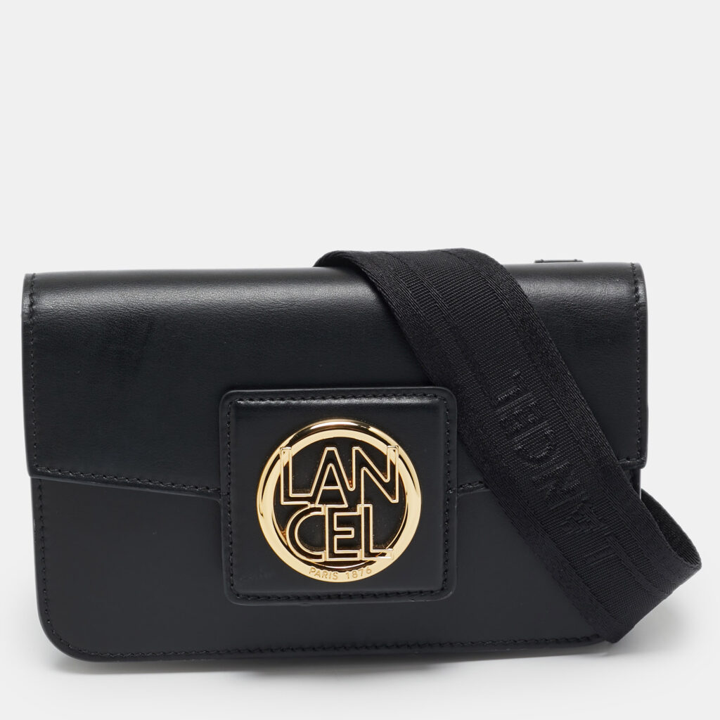 luxury-women-lancel-new-handbags-p1163502-001.jpg Lancel Black Leather Roxane Crossbody Bag