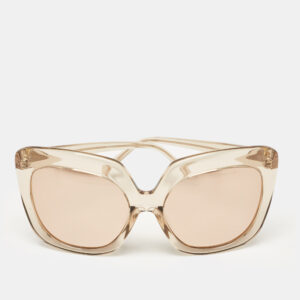 Linda Farrow Rose Gold/Brown LFL/556 Oversized Sunglasses