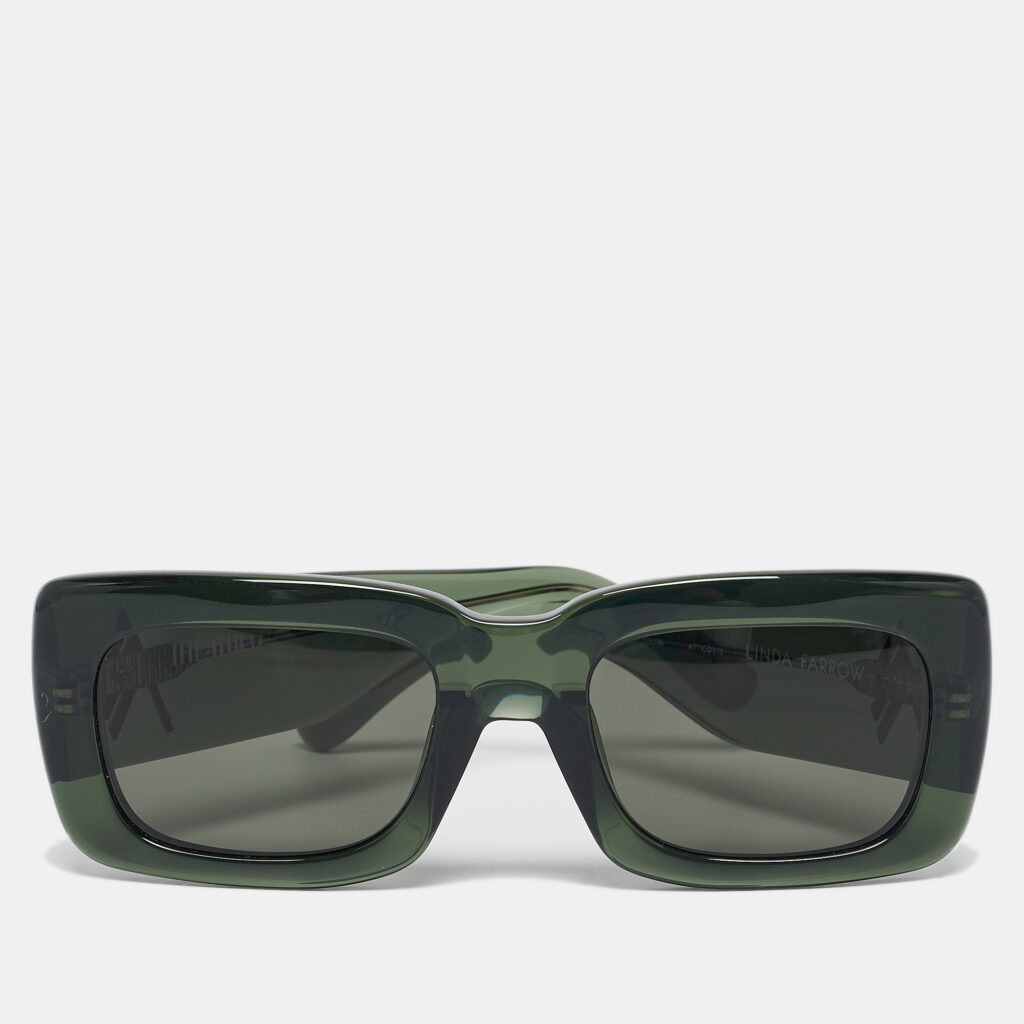luxury-women-linda-farrow-used-accessories-p1077347-002 Linda Farrow Green Attico 3/13 Square Sunglasses