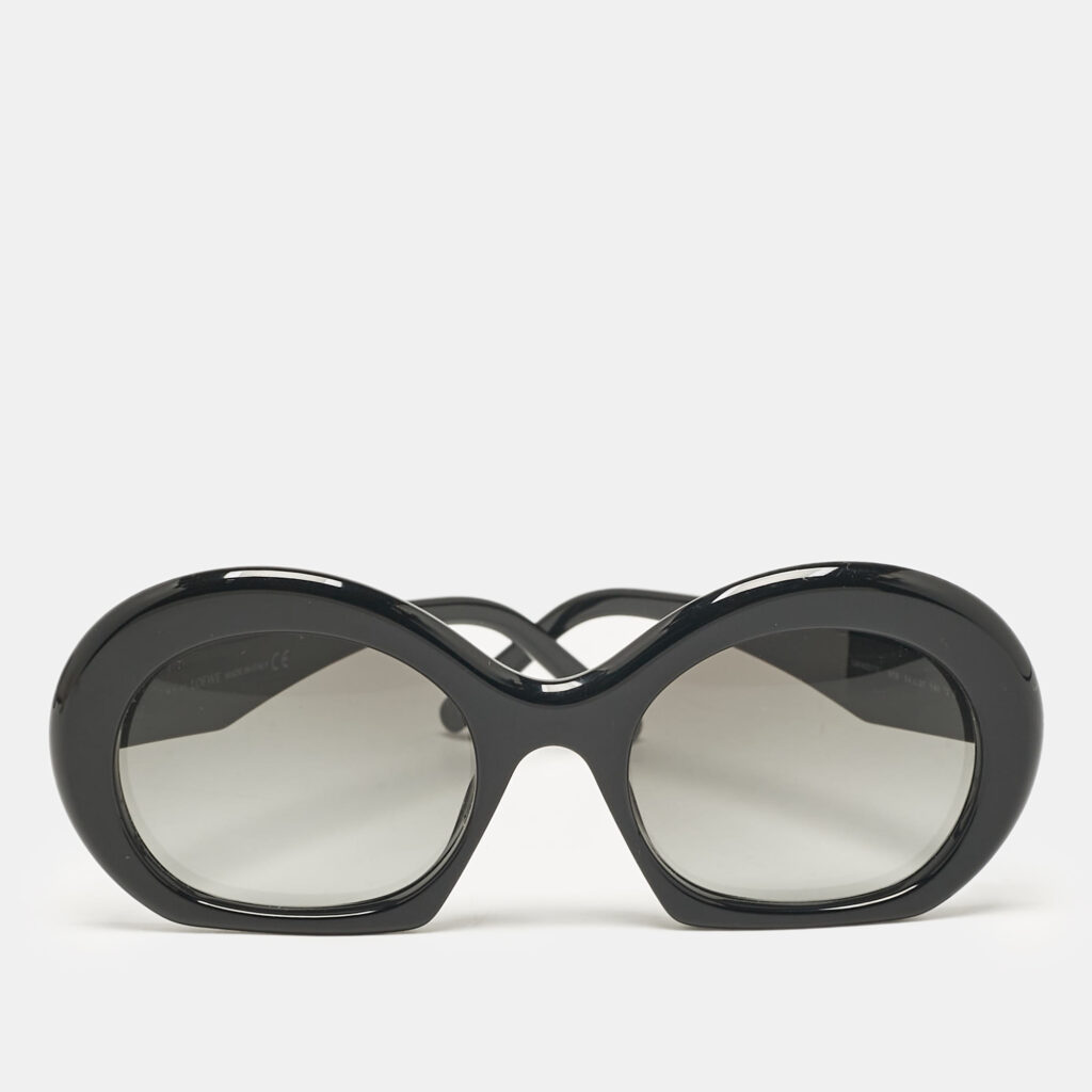luxury-women-loewe-used-accessories-p1076432-001 Loewe Black/Grey Gradient LW40077I Oval Sunglasses