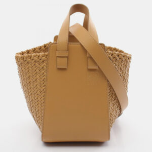 Loewe Brown Leather Hammock Compact Handbag