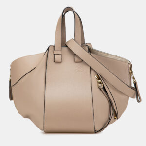 Loewe Beige Small Leather Hammock Bag