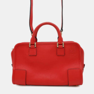 Loewe Red Leather Amazonas 23 Shoulder Bag