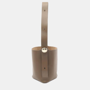 Loewe Pebble Medium Brown Leather Bucket Bag