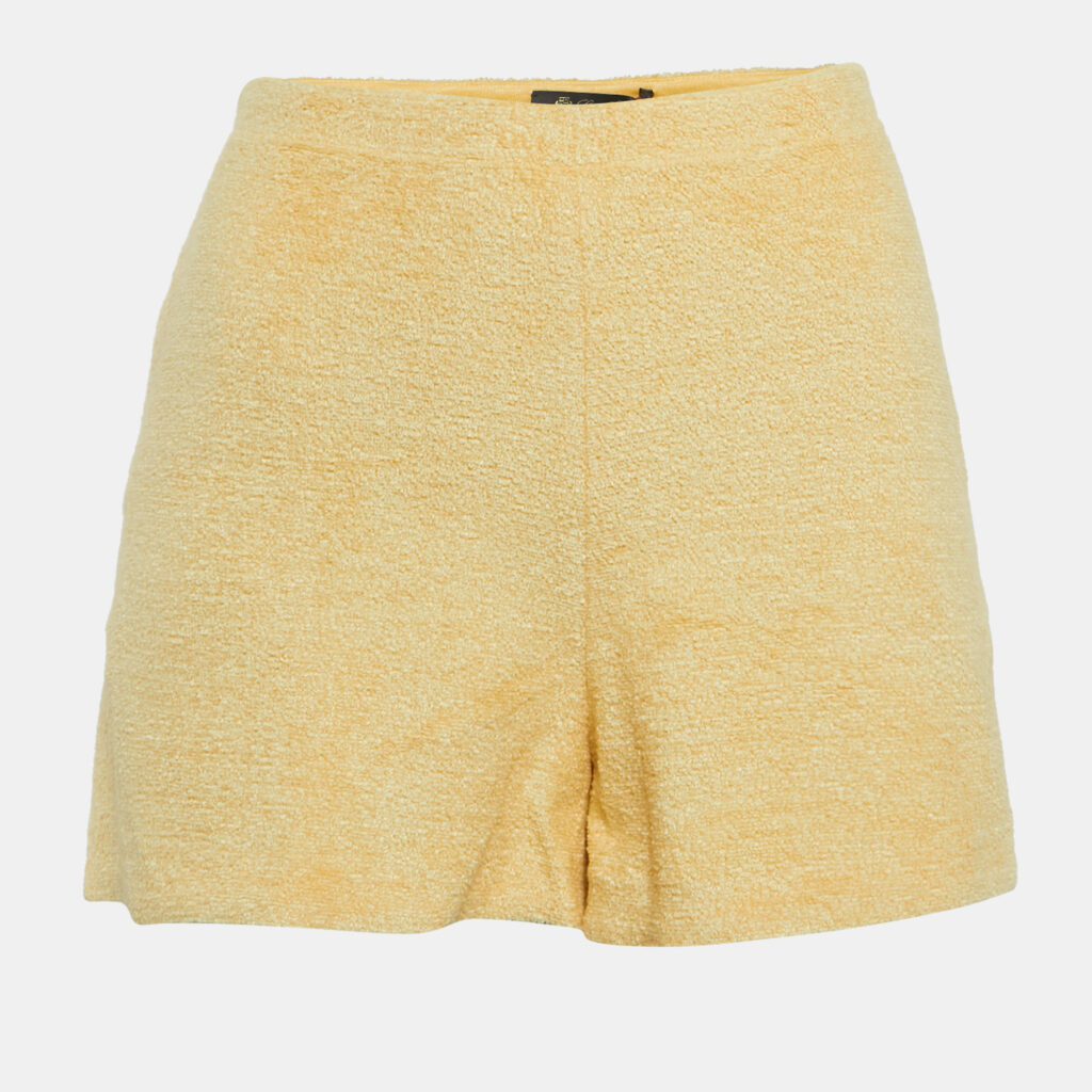 Loro Piana Yellow Terry Shorts M