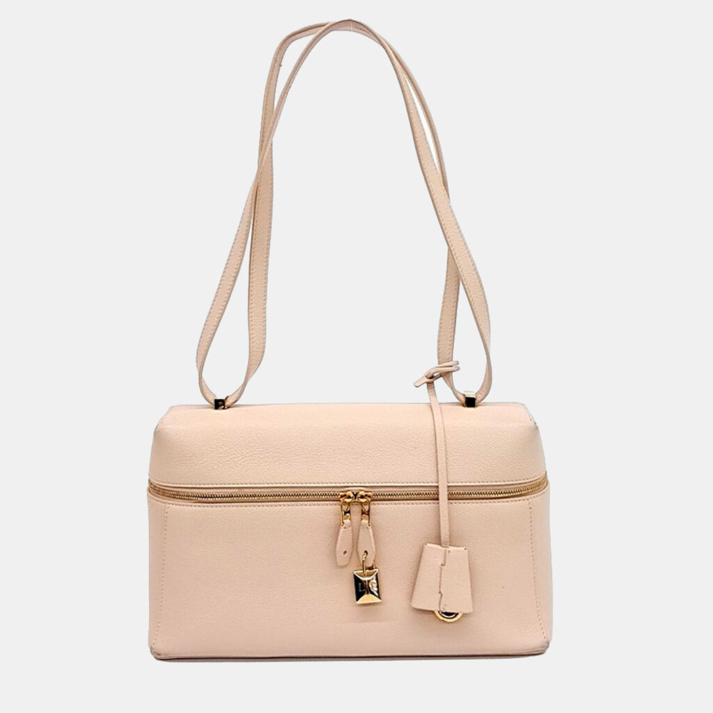 luxury-women-loro-piana-used-handbags-p1147797-002 Loro Piana Pink Leather Extra Bag L27