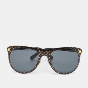 Louis Vuitton Black/Gold Z0966U Monogram Vertigo Sunglasses