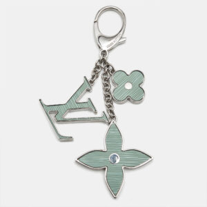 Louis Vuitton Fleur d'Epi Resin Silver Tone Bag Charm
